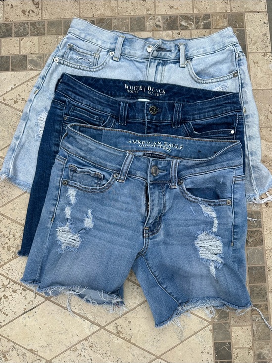 American Eagle Outfitters Pants - American Eagle & White House black market bundle  - Womens Distressed denim